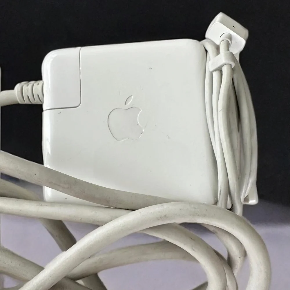 Apple MacBook White Charging Adapter.